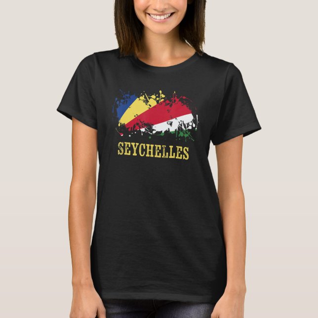 Camiseta Seychellian enthusiasts for Sesel and Seychelles (Anverso)