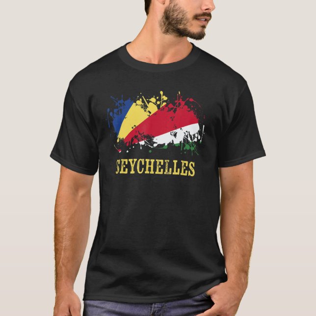 Camiseta Seychellian enthusiasts for Sesel and Seychelles (Anverso)