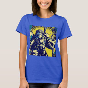 Camiseta SF - Anime Hero Woodcut 1