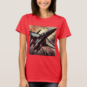Camiseta SF - Anime Starfighter Woodcut 2