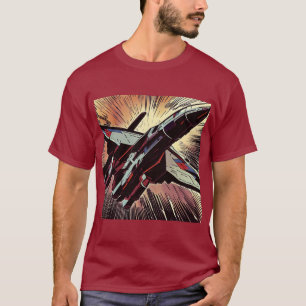 Camiseta SF - Anime Starfighter Woodcut 2