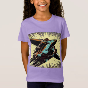 Camiseta SF - Anime Starfighter Woodcut 3