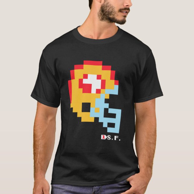 Camiseta SF Helmet - Tecmo Bowl (Anverso)