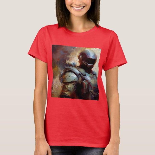 Camiseta SF - Héroe militar 3 (Anverso)