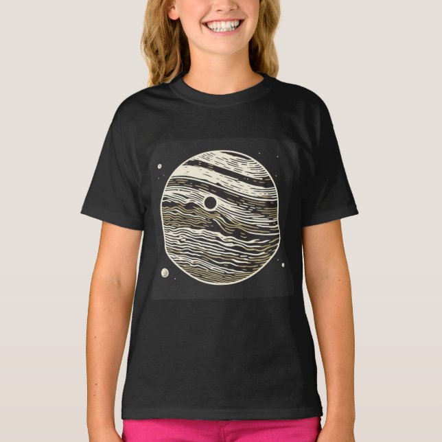 Camiseta SF Jupiter Woodcut 1 (Anverso)