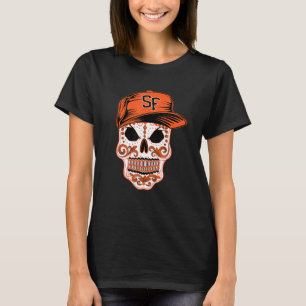 Camiseta Sf Sugar Skull Arte Chicano Mexicano Dia De Los Mu