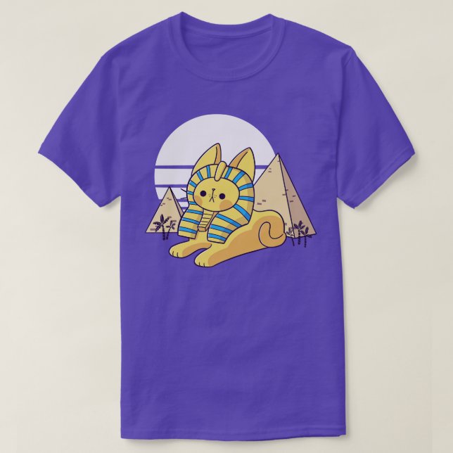 Camiseta Sfinx egipcio (Diseño del anverso)