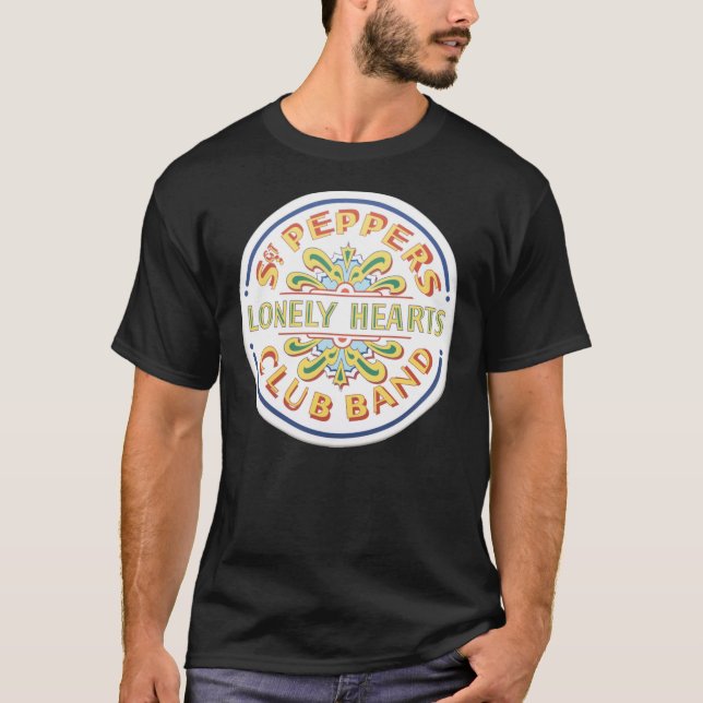 Camiseta Sgt Pepper Drum Skin Classic T-Shirt (Anverso)