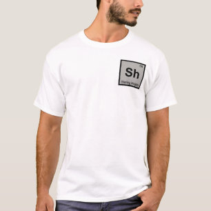 Camiseta Sh - Sterling Heights Michigan Símbolo Químico