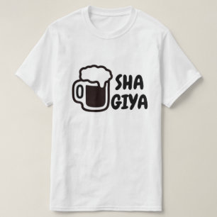 Camiseta sha giya - beba cerveza en Hausa