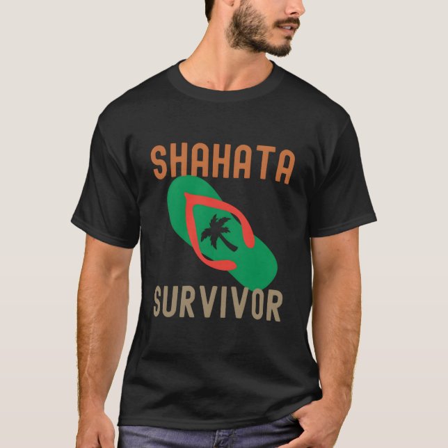 Camiseta Shaa Survivor Tropical Hawaiano (Anverso)