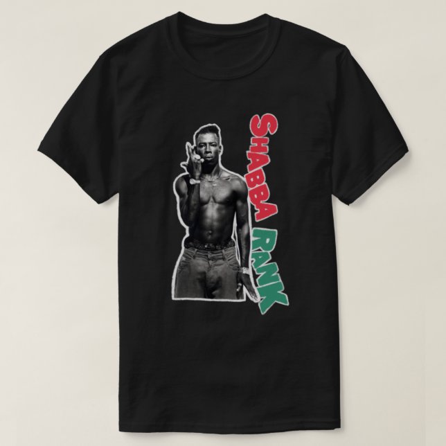 Camiseta Shabba Ranks 90 Vintage (Diseño del anverso)