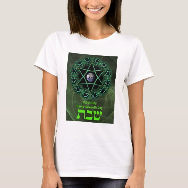 Camiseta Shabbat - Día de la Tierra (Anverso)