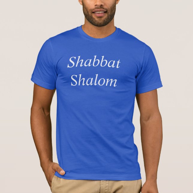 Camiseta Shabbat Shalom (Anverso)