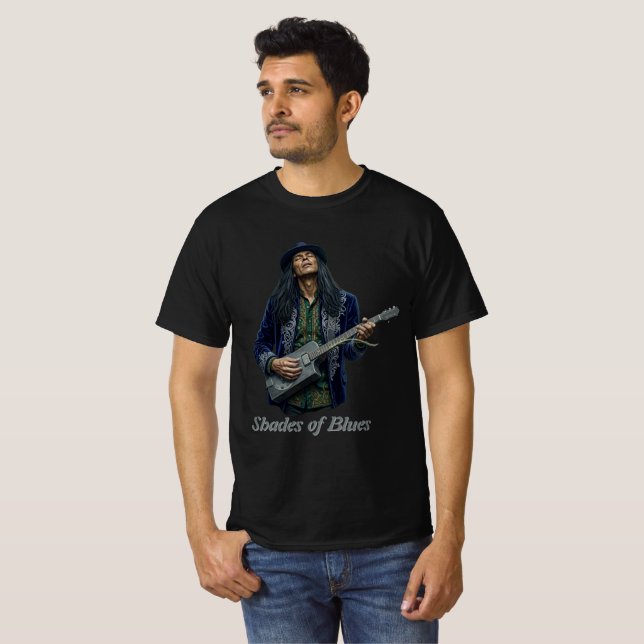 Camiseta Shades of Blues (Anverso completo)