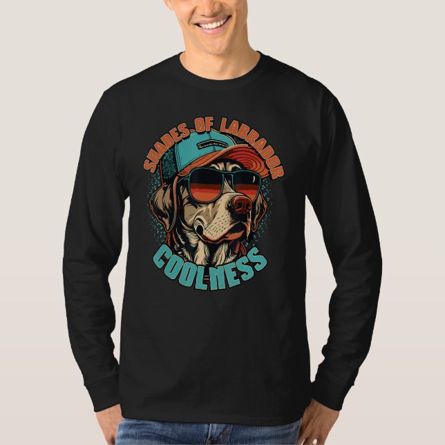 Camiseta Shades of Labrador Coolness for dog  dog owner (Anverso)