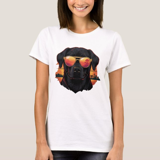 Camiseta Shades On, Paws Ready (Anverso)
