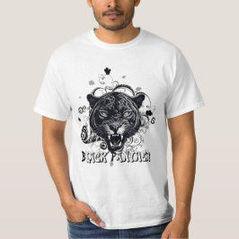 Camiseta Shadow Majesty: Impresionante Pantera Negra