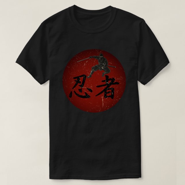 Camiseta Shadow of the Shinobi (Diseño del anverso)
