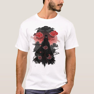 Camiseta Shadow Reaper in the Rain - Red Cloud Aesthetic T-