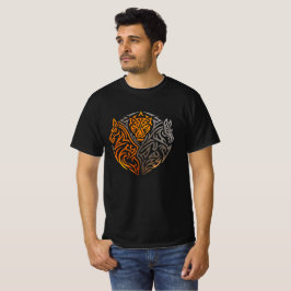 Camiseta Shadowfall Lion Horse Wolf Crest