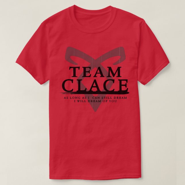 Camiseta Shadowhunters Team Clace (Diseño del anverso)