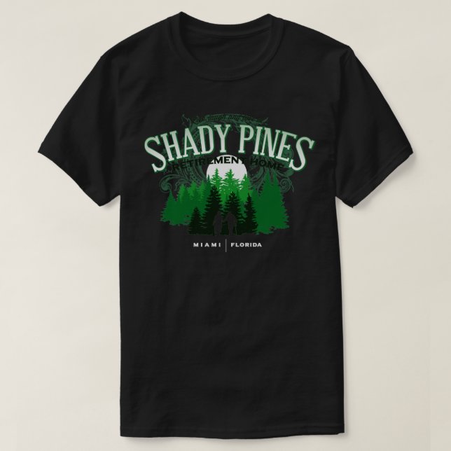 Camiseta Shady Pines Retirement Home (Diseño del anverso)