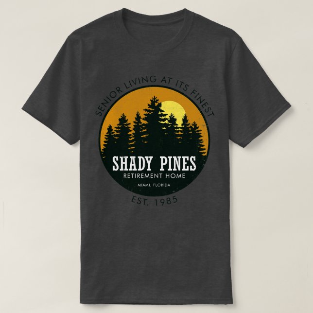 Camiseta Shady Pines Retirement Home Series de TV de los añ (Diseño del anverso)