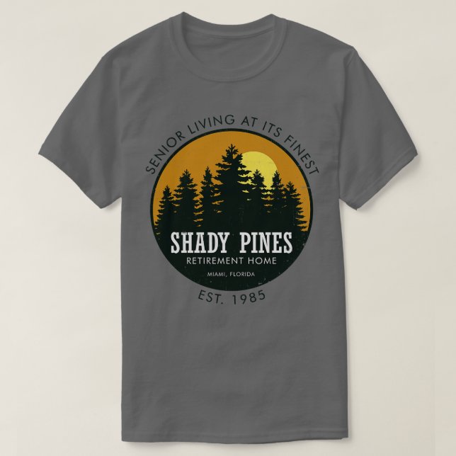 Camiseta Shady Pines Retirement Home Series de TV de los añ (Diseño del anverso)
