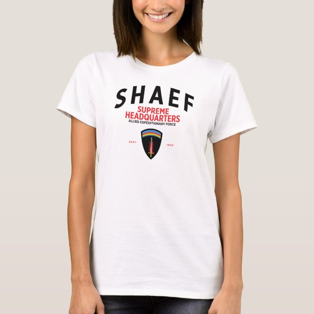 Camiseta SHAEF Mujeres de la Sede Suprema (Anverso)