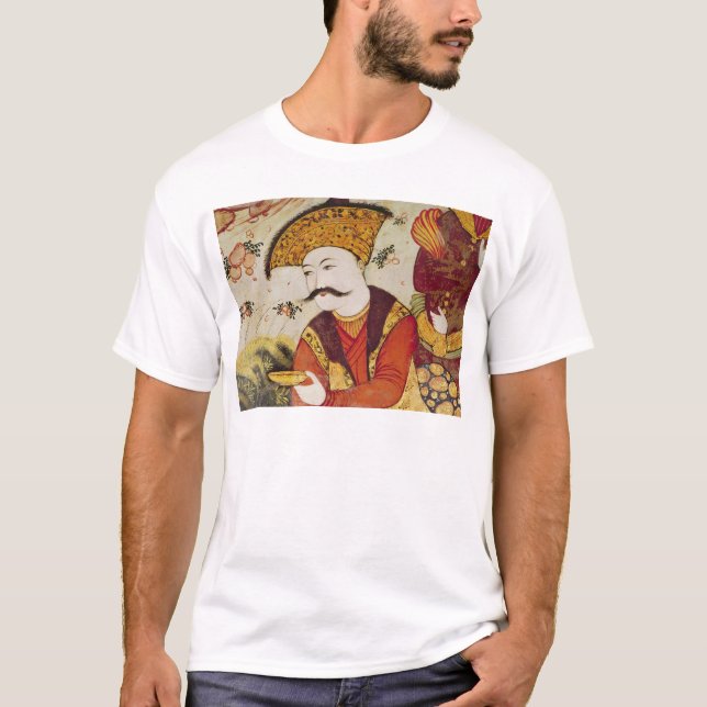 Camiseta Shah Abbas I y un ofrecimiento del cortesano (Anverso)