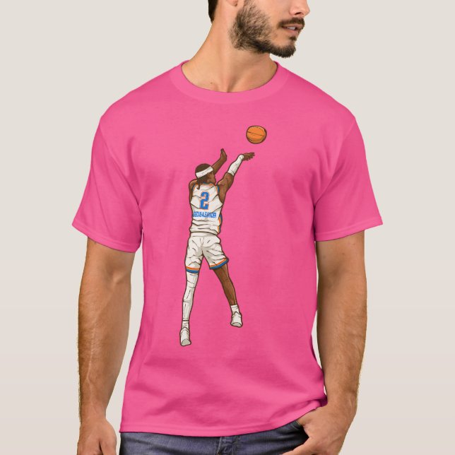 Camiseta Shai Gilgeous-Alexander Fadeaway Personalizado (Anverso)