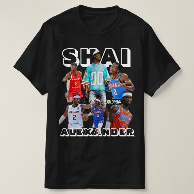 Camiseta Shai Gilgeous Alexander T-Shirt (Diseño del anverso)
