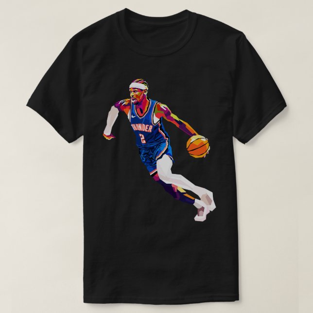 Camiseta Shai Gilgeous Alexander WPAP 2 (Diseño del anverso)