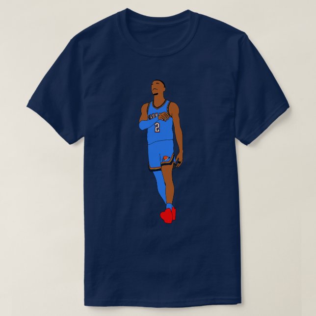 Camiseta Shai GilgeousAlexander Minimal (Diseño del anverso)