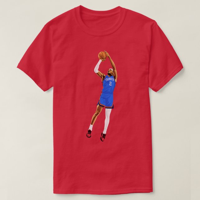 Camiseta Shai GilgeousAlexander OKC (Diseño del anverso)