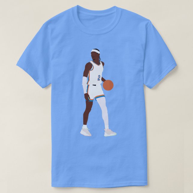 Camiseta Shai GilgeousAlexander OKC Thunder (Diseño del anverso)