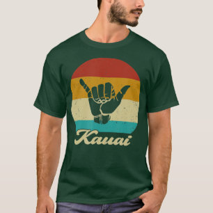 Camiseta Shaka Kauai Hawaii Hang Loose Aloha Hawaiian Retro