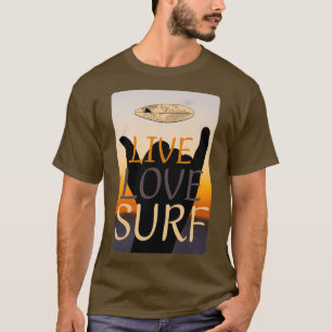 Camiseta Shaka mano retro surf shaka diseño fresco naturale