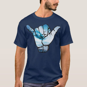Camiseta Shaka Ocean Surfing Wave Surfer Hawaii Hang