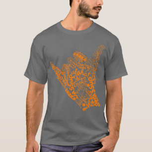 Camiseta Shaka Rótulo Hang Loose