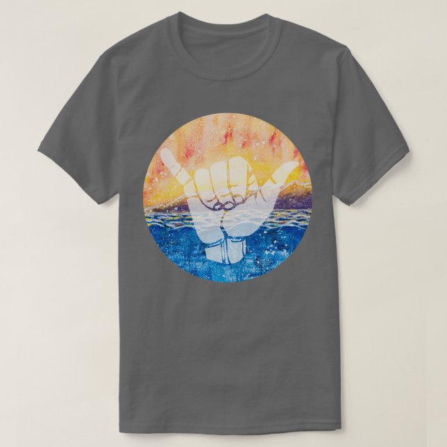 Camiseta Shaka Sunset 1 (Diseño del anverso)