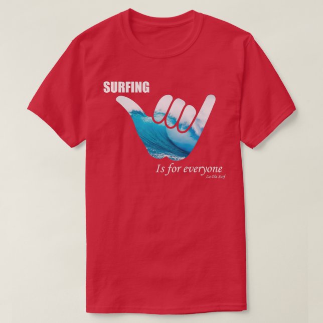 Camiseta Shaka Surf (Diseño del anverso)