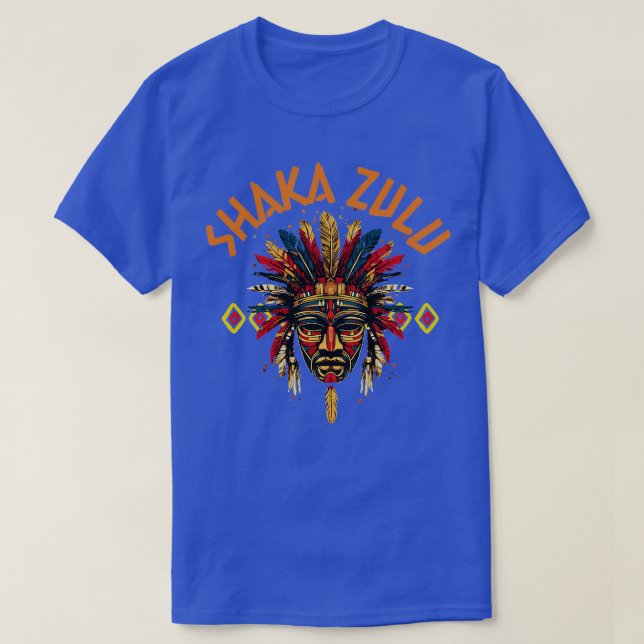 Camiseta Shaka Zulu (Diseño del anverso)