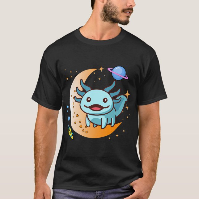 Camiseta Shake Carton Japonés Anime Kawaii Axolotl (Anverso)