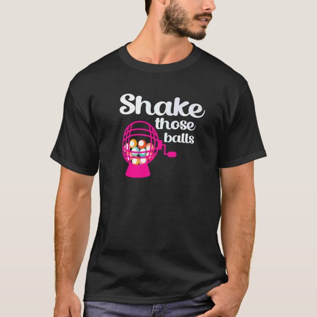 Camiseta Shake esas bolas de Bingo Jugador Mujeres Mamá Abu (Anverso)