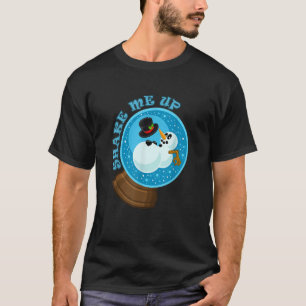 Camiseta Shake Me Up Snowman Snow globo de nieve
