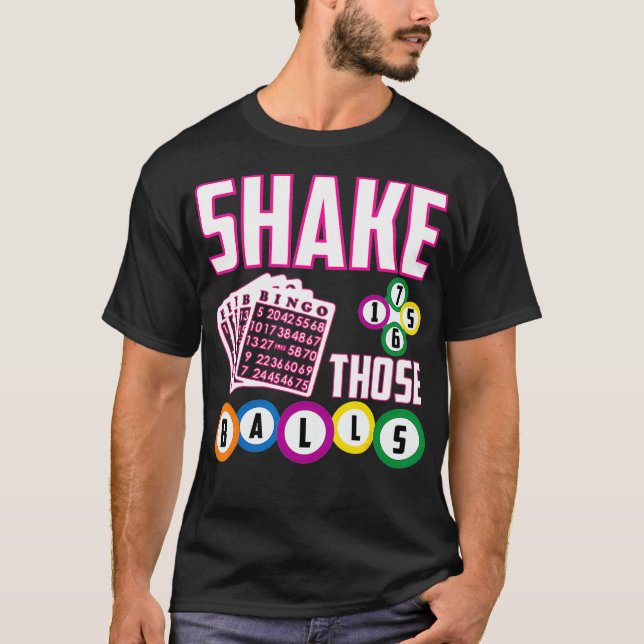 Camiseta Shake That Balls Funny Bingo (Anverso)