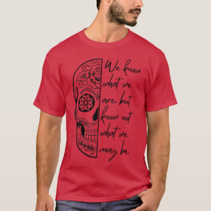 Camiseta Shakespeare cita a Ophelia en Hamlet