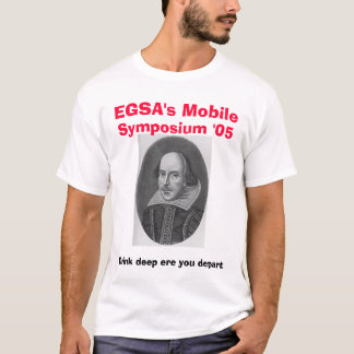 Camiseta shakespeare, el móvil de EGSA, simposio '05, Drin…